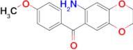 (7-Amino-2,3-dihydrobenzo[b][1,4]dioxin-6-yl)(4-methoxyphenyl)methanone