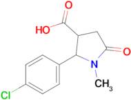 2-(4-Chlorophenyl)-1-methyl-5-oxopyrrolidine-3-carboxylic acid