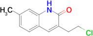 3-(2-chloroethyl)-7-methyl-1,2-dihydroquinolin-2-one