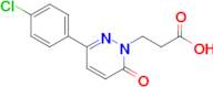 3-(3-(4-Chlorophenyl)-6-oxopyridazin-1(6H)-yl)propanoic acid