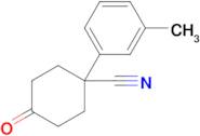 4-Oxo-1-(m-tolyl)cyclohexane-1-carbonitrile