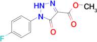 methyl 1-(4-fluorophenyl)-5-oxo-2,5-dihydro-1H-1,2,3-triazole-4-carboxylate