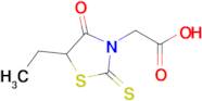 2-(5-Ethyl-4-oxo-2-thioxothiazolidin-3-yl)acetic acid