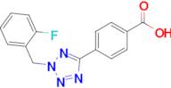 4-(2-(2-Fluorobenzyl)-2H-tetrazol-5-yl)benzoic acid