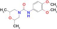 N-(3,4-dimethoxyphenyl)-2,6-dimethylmorpholine-4-carboxamide