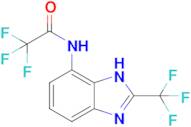 2,2,2-Trifluoro-N-(2-(trifluoromethyl)-1H-benzo[d]imidazol-7-yl)acetamide