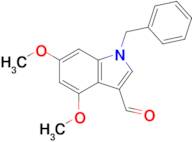 1-Benzyl-4,6-dimethoxy-1H-indole-3-carbaldehyde