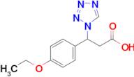 3-(4-Ethoxyphenyl)-3-(1H-tetrazol-1-yl)propanoic acid