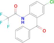 N-(2-benzoyl-4-chlorophenyl)-2,2,2-trifluoroacetamide