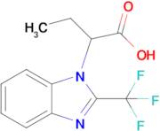 2-(2-(Trifluoromethyl)-1H-benzo[d]imidazol-1-yl)butanoic acid