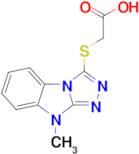 2-((9-Methyl-9H-benzo[4,5]imidazo[2,1-c][1,2,4]triazol-3-yl)thio)acetic acid