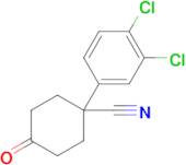 1-(3,4-Dichlorophenyl)-4-oxocyclohexane-1-carbonitrile