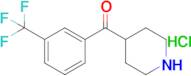Piperidin-4-yl(3-(trifluoromethyl)phenyl)methanone hydrochloride