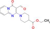 Ethyl 1-(3-formyl-4-oxo-4H-pyrido[1,2-a]pyrimidin-2-yl)piperidine-4-carboxylate