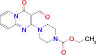 Ethyl 4-(3-formyl-4-oxo-4H-pyrido[1,2-a]pyrimidin-2-yl)piperazine-1-carboxylate
