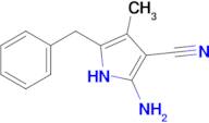 2-Amino-5-benzyl-4-methyl-1H-pyrrole-3-carbonitrile