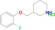 3-((2-Fluorophenoxy)methyl)piperidine hydrochloride