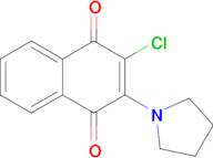 2-Chloro-3-(pyrrolidin-1-yl)naphthalene-1,4-dione