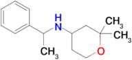 2,2-Dimethyl-N-(1-phenylethyl)tetrahydro-2H-pyran-4-amine