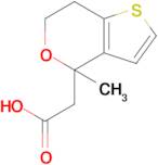 2-(4-Methyl-6,7-dihydro-4H-thieno[3,2-c]pyran-4-yl)acetic acid