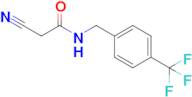 2-Cyano-N-(4-(trifluoromethyl)benzyl)acetamide