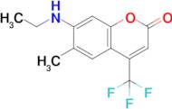 7-(Ethylamino)-6-methyl-4-(trifluoromethyl)-2H-chromen-2-one