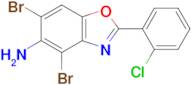 4,6-Dibromo-2-(2-chlorophenyl)benzo[d]oxazol-5-amine