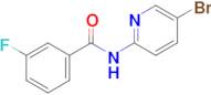 N-(5-bromopyridin-2-yl)-3-fluorobenzamide