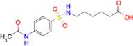 6-((4-Acetamidophenyl)sulfonamido)hexanoic acid