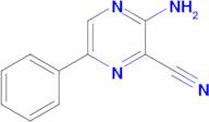3-amino-6-phenylpyrazine-2-carbonitrile