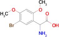 2-Amino-2-(5-bromo-2,4-dimethoxyphenyl)acetic acid