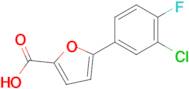 5-(3-Chloro-4-fluorophenyl)furan-2-carboxylic acid