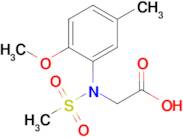 N-(2-methoxy-5-methylphenyl)-N-(methylsulfonyl)glycine