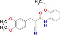 2-Cyano-3-(3,4-dimethoxyphenyl)-N-(2-ethoxyphenyl)propanamide