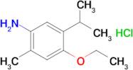 4-Ethoxy-5-isopropyl-2-methylaniline hydrochloride