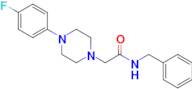 N-benzyl-2-(4-(4-fluorophenyl)piperazin-1-yl)acetamide