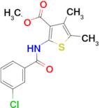 Methyl 2-(3-chlorobenzamido)-4,5-dimethylthiophene-3-carboxylate