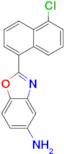 2-(5-Chloronaphthalen-1-yl)benzo[d]oxazol-5-amine