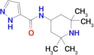N-(2,2,6,6-tetramethylpiperidin-4-yl)-1H-pyrazole-5-carboxamide