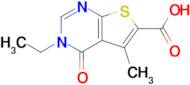 3-Ethyl-5-methyl-4-oxo-3,4-dihydrothieno[2,3-d]pyrimidine-6-carboxylic acid