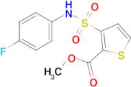 Methyl 3-(N-(4-fluorophenyl)sulfamoyl)thiophene-2-carboxylate