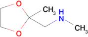 N-methyl-1-(2-methyl-1,3-dioxolan-2-yl)methanamine