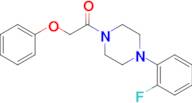 1-(4-(2-Fluorophenyl)piperazin-1-yl)-2-phenoxyethan-1-one