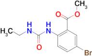 Methyl 5-bromo-2-(3-ethylureido)benzoate