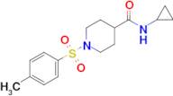 N-cyclopropyl-1-tosylpiperidine-4-carboxamide