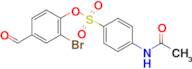 2-Bromo-4-formylphenyl 4-acetamidobenzenesulfonate