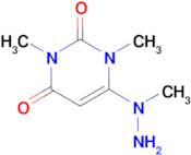 1,3-Dimethyl-6-(1-methylhydrazinyl)pyrimidine-2,4(1H,3H)-dione