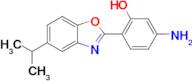 5-Amino-2-(5-isopropylbenzo[d]oxazol-2-yl)phenol