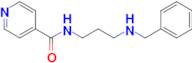 N-(3-(benzylamino)propyl)isonicotinamide