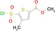 Methyl 5-(chlorosulfonyl)-4-methylthiophene-2-carboxylate